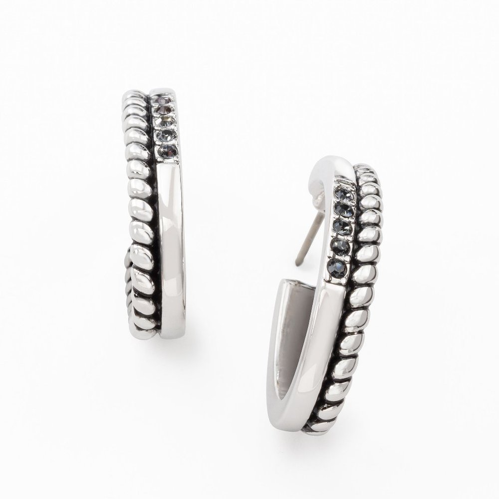 Oval Beaded Earrings